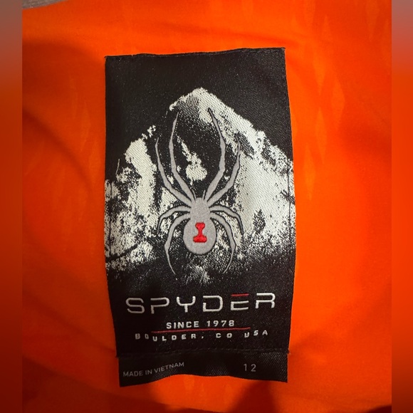 Women’s Spyder Falline GTX Gore Tex Infinium Insulated Ski Jacket White Size 12 - Picture 5 of 5